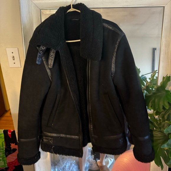 Zara Jackets & Coats Zara Faux Shearling Jacket Poshmark